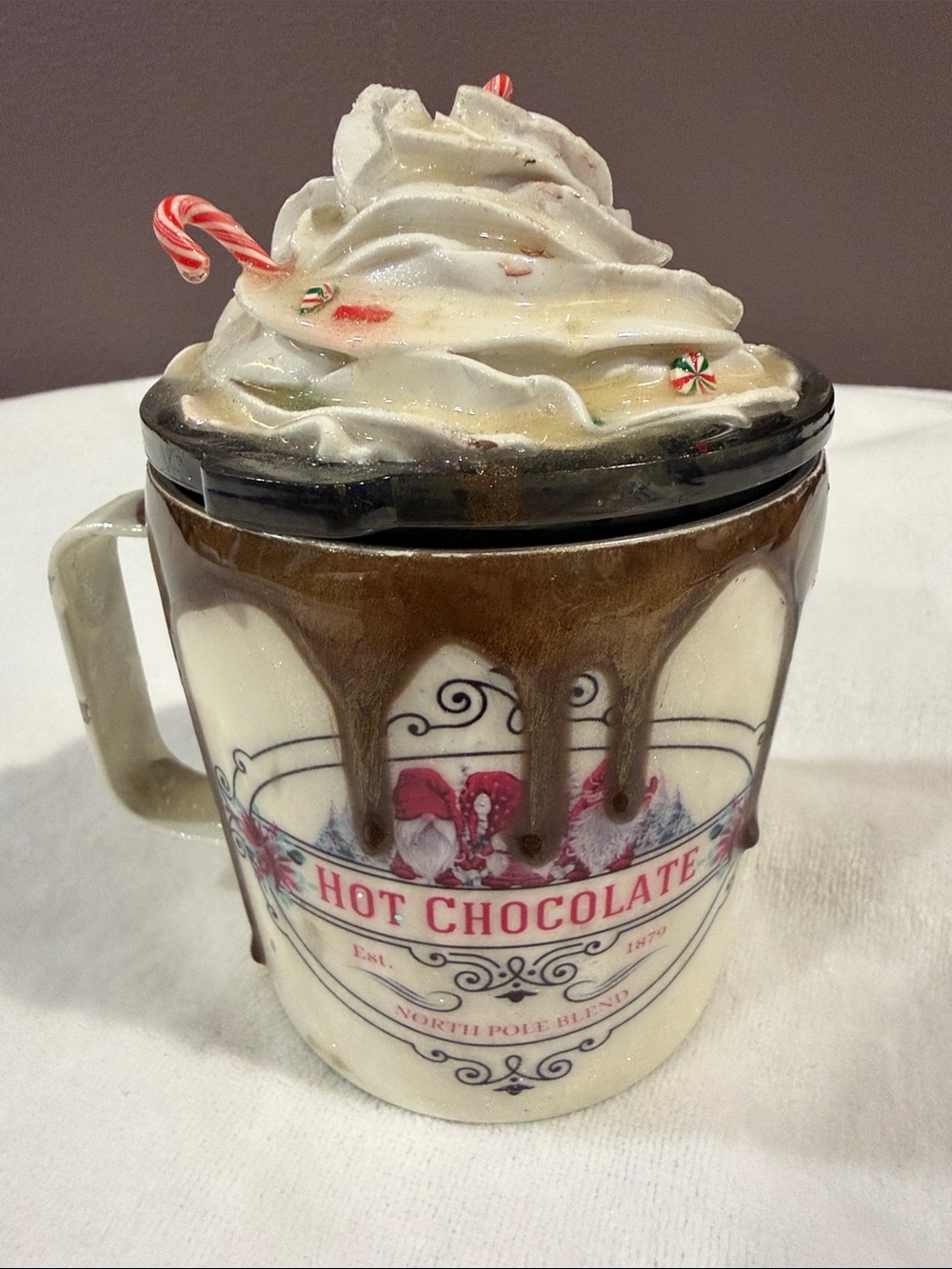 decorative Hot Chocolate Tumbler Mug